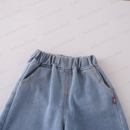 Toddler Girl Bow Knit Vest and Denim Pants 3-piece Set - image 10