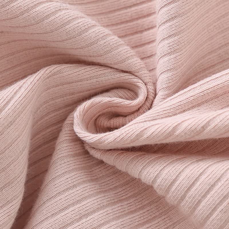 Baby Solid Color Ribbed Long Sleeve Zip Romper - image 15