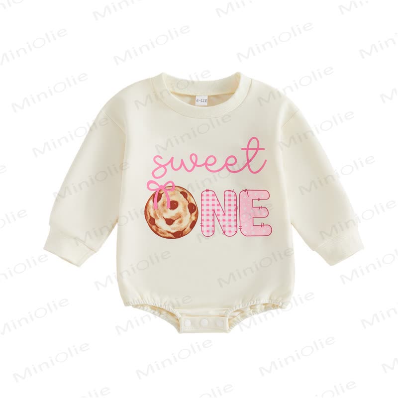 SWEET ONE Baby Birthday Donut Bodysuit - image 4