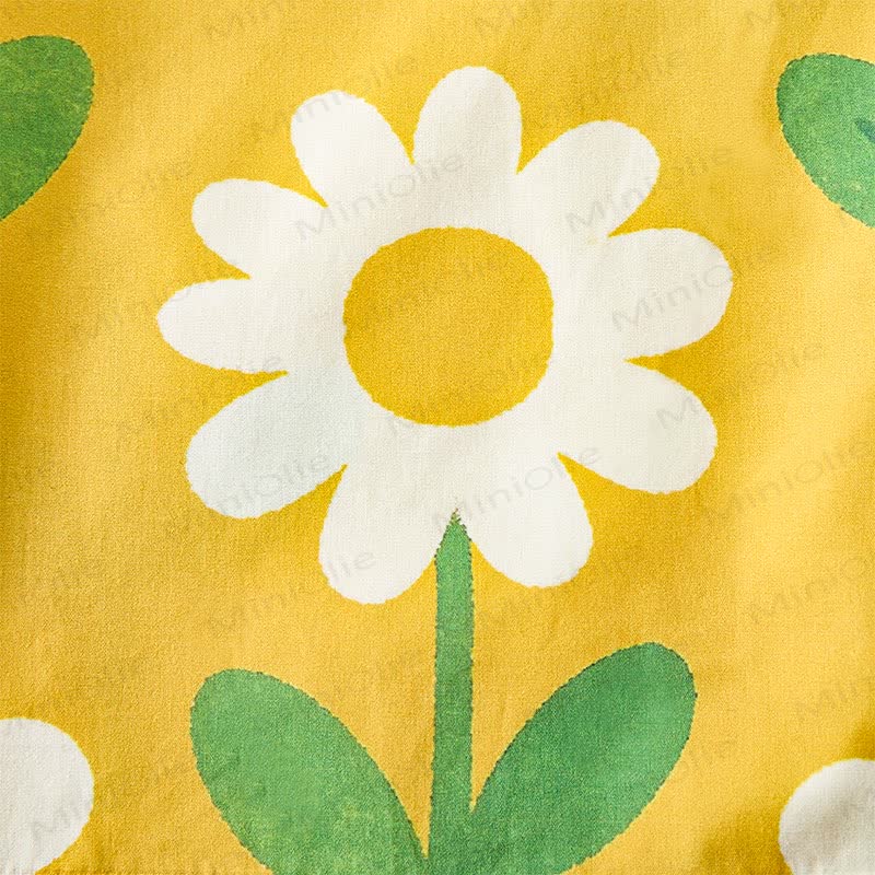 Baby Toddler Yellow Colorful Floral Short-Sleeve Set - image 9