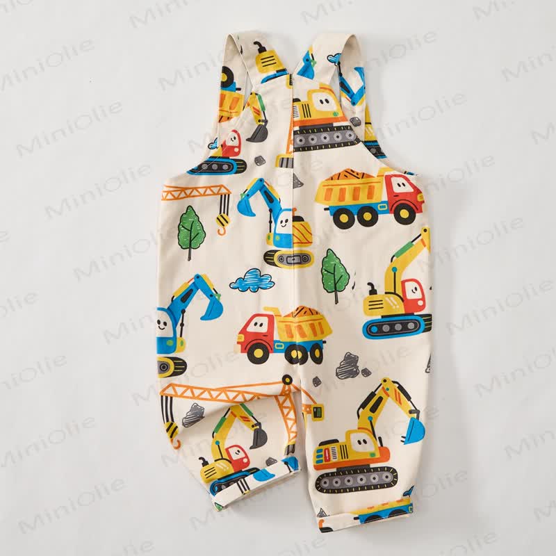 Baby Toddler Boys Excavators Overalls - image 5