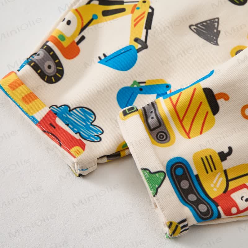 Baby Toddler Boys Excavators Overalls - image 6