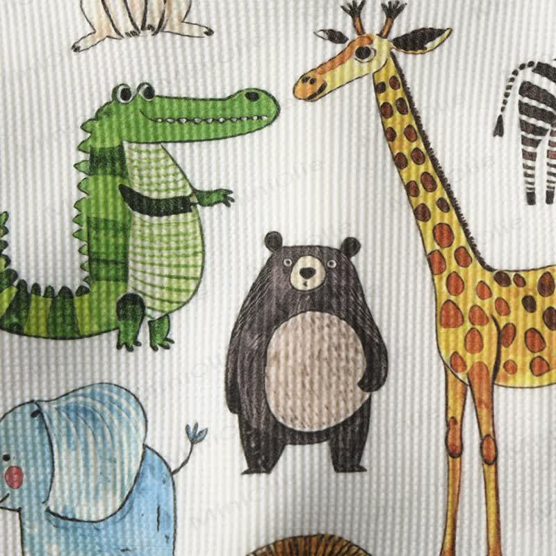 Baby Animal Print Waffle 2-piece Set - image 9