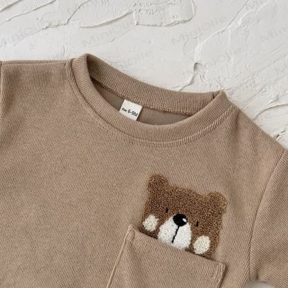 Baby Bear Pocket Sweatshirt and Jogger 2-piece Set - image 5