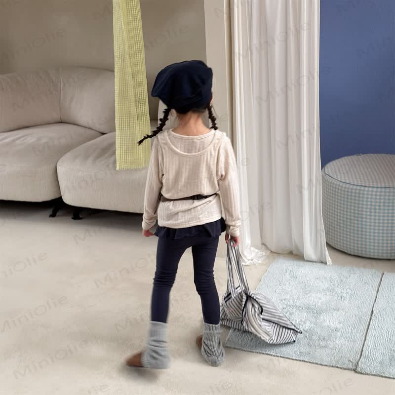 Toddler Girl Soft Cotton Pants - image 14