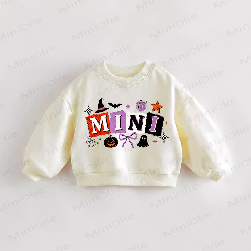 MINI Baby Toddler Halloween Elements Cream Sweatshirt - Cream - 3-5T - image 1