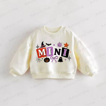 MINI Baby Toddler Halloween Elements Cream Sweatshirt - Cream - 3-5T - image 1