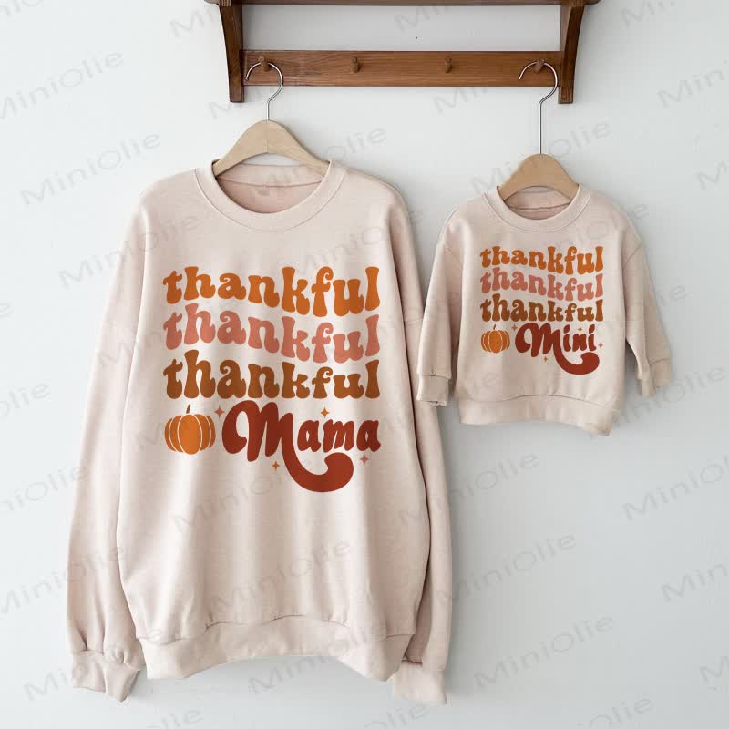 THANKFUL MAMA/MINI Mommy and Me Sweatshirt - image 1
