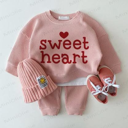 SWEET HEART Baby Pink 2-Piece Set - Pink - 2-3T - image 1
