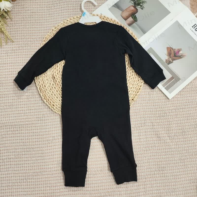 Baby Halloween Skeleton Print Long Sleeve Romper - image 3