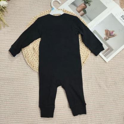 Baby Halloween Skeleton Print Long Sleeve Romper - image 3