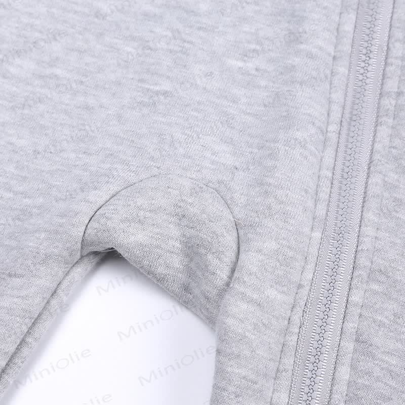 Baby Little Ears Hooded Zip Romper - image 25