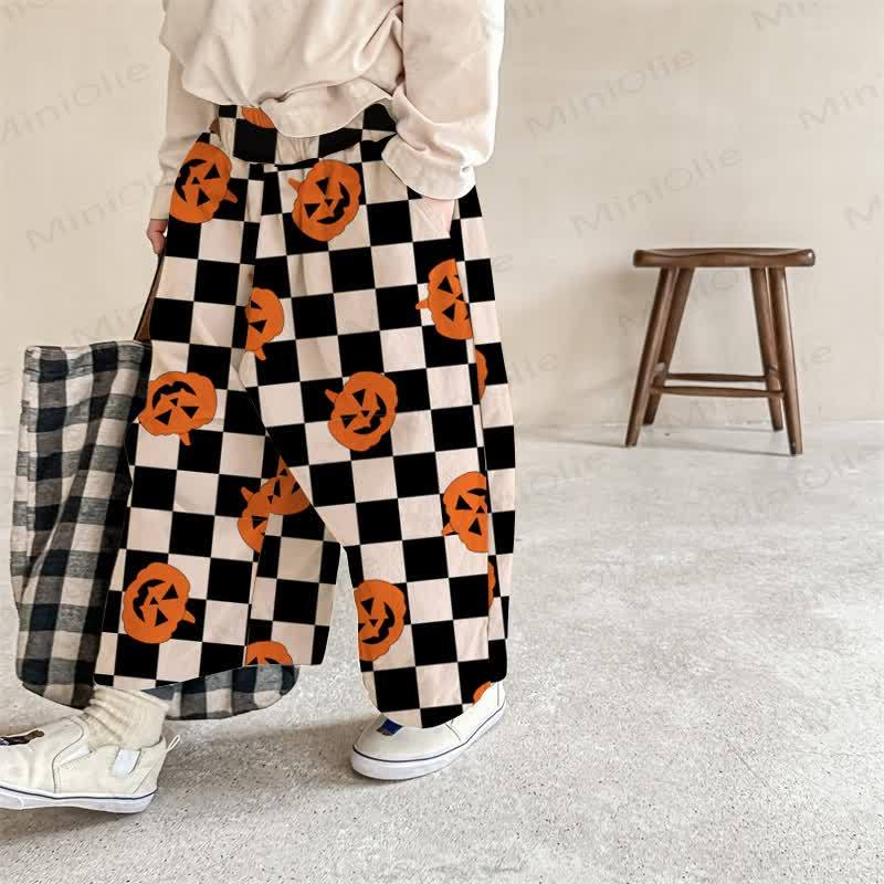 Baby Checkerboard Pumpkin Beige Pants - Beige - 2-3T - image 1
