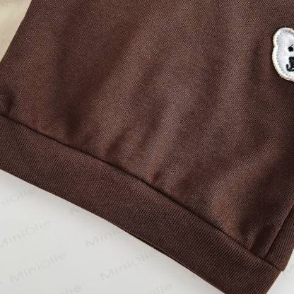 Baby Animal Patch Sweatshirt and Pants Set - image 5