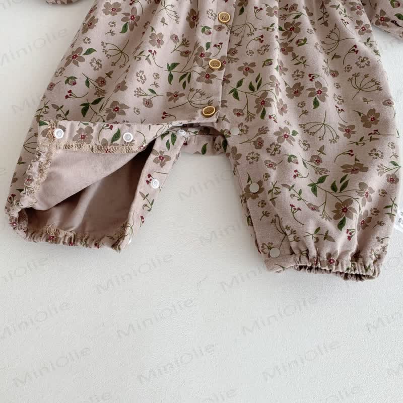 Baby Peter Pan Collar Long Sleeve Romper - image 9