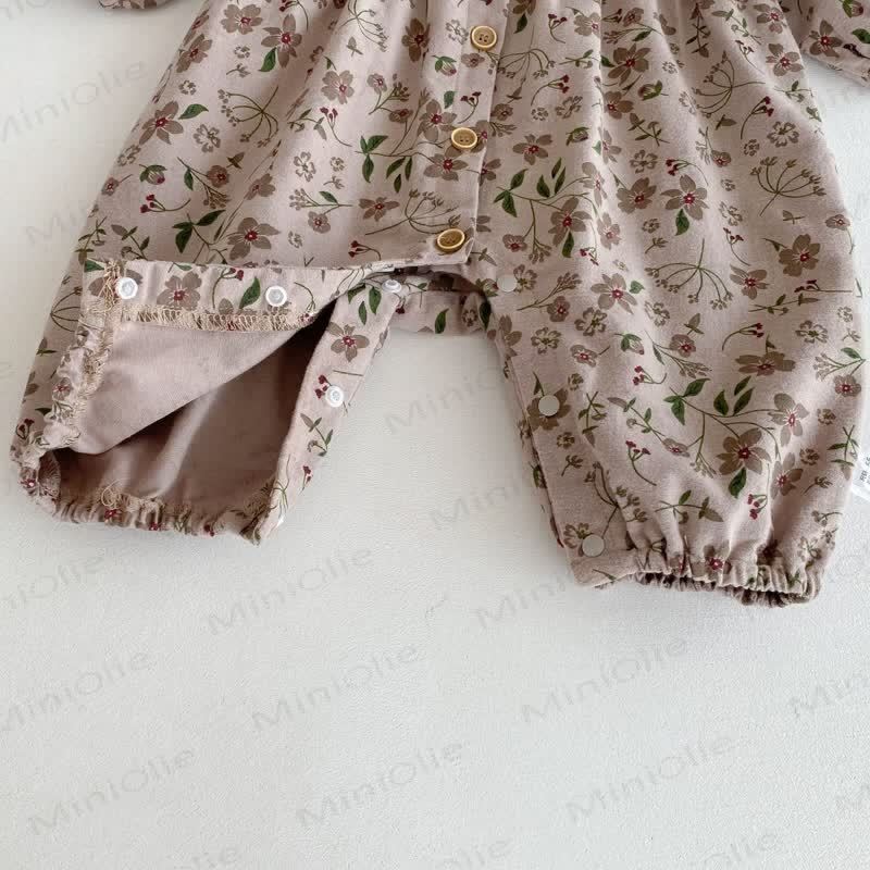 Baby Peter Pan Collar Long Sleeve Romper - image 9