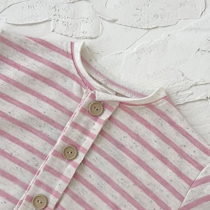 Baby Stripe Food Applique Onesie - image 9