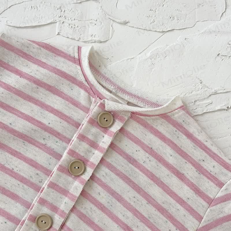 Baby Stripe Food Applique Onesie - image 9
