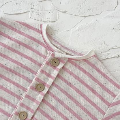 Baby Stripe Food Applique Onesie - image 9