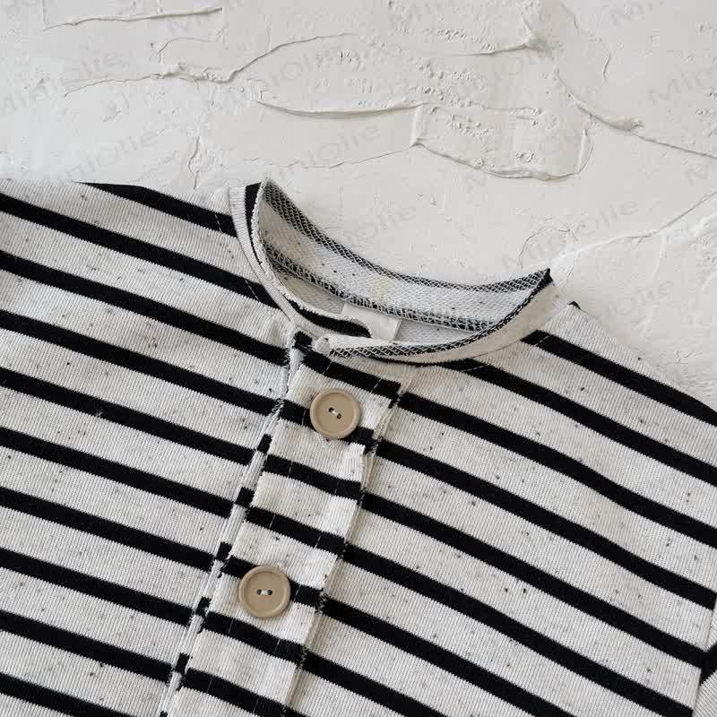 Baby Stripe Food Applique Onesie - image 12