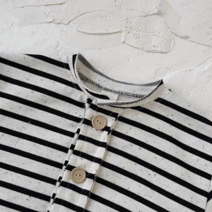 Baby Stripe Food Applique Onesie - image 12