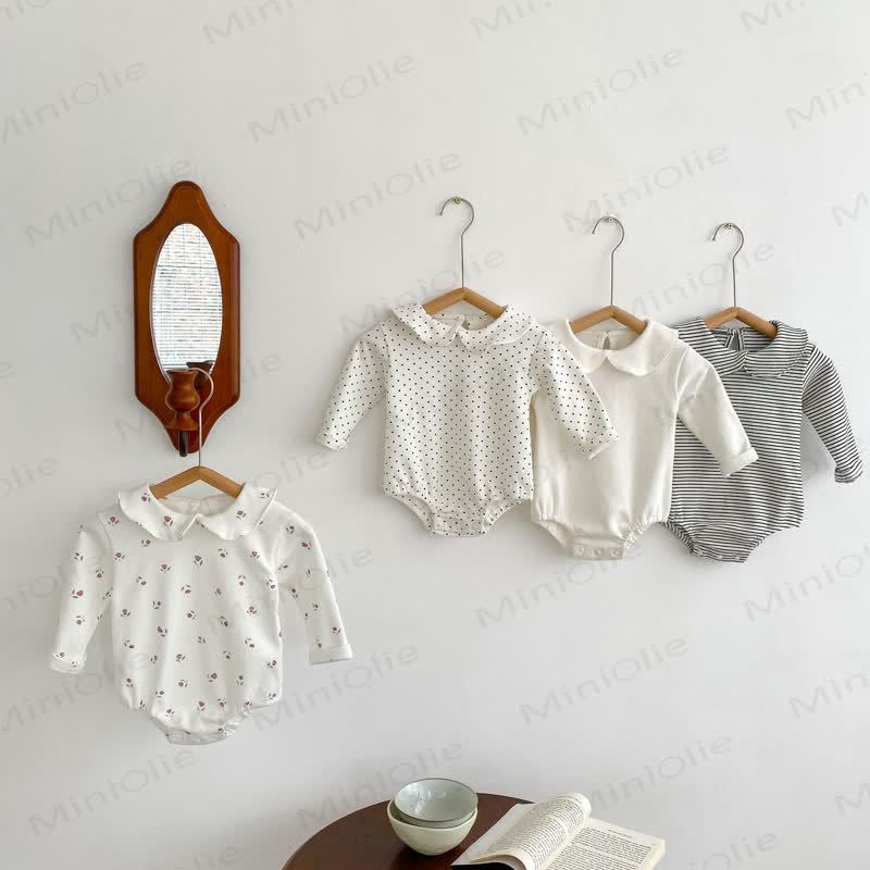 Personalized Baby Name Peter Pan Collar Bodysuit - image 2