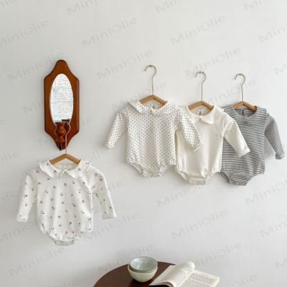 Personalized Baby Name Peter Pan Collar Bodysuit - image 2