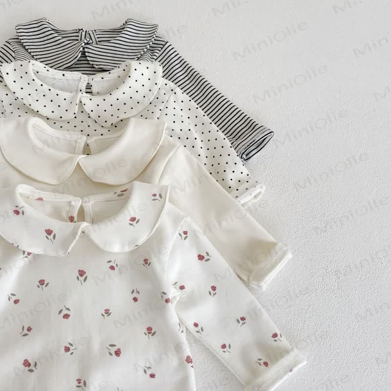 Personalized Baby Name Peter Pan Collar Bodysuit - image 11