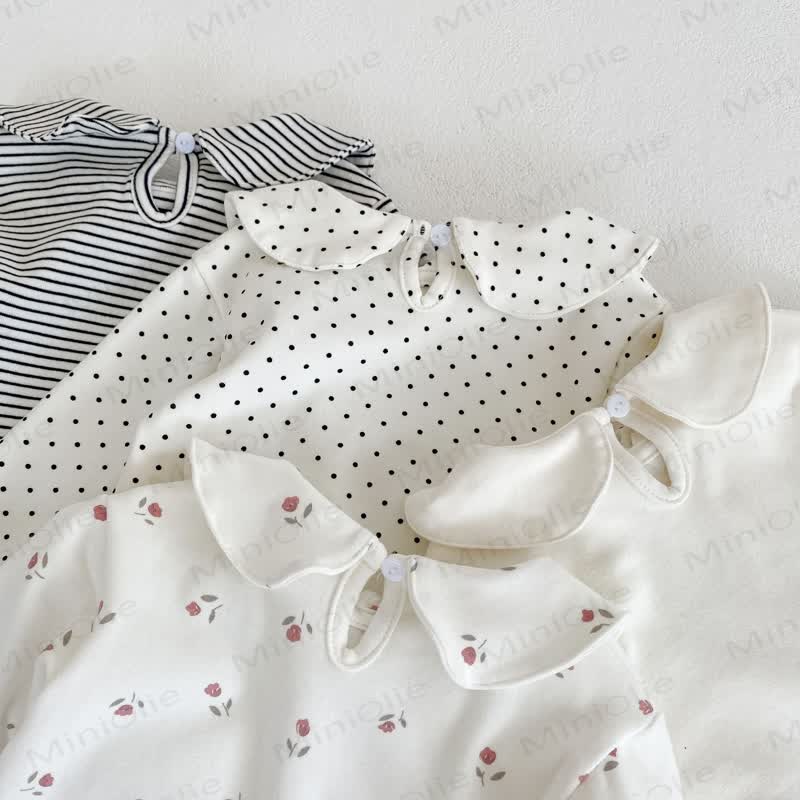 Personalized Baby Name Peter Pan Collar Bodysuit - image 12