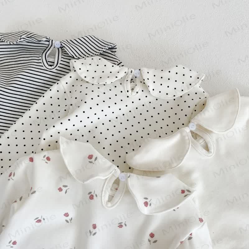 Personalized Baby Name Peter Pan Collar Bodysuit - image 12