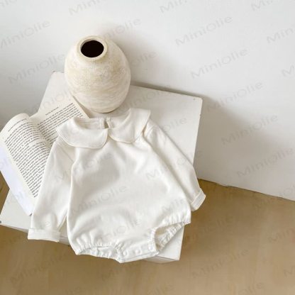 Personalized Baby Name Peter Pan Collar Bodysuit - image 7