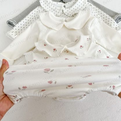 Personalized Baby Name Peter Pan Collar Bodysuit - image 15