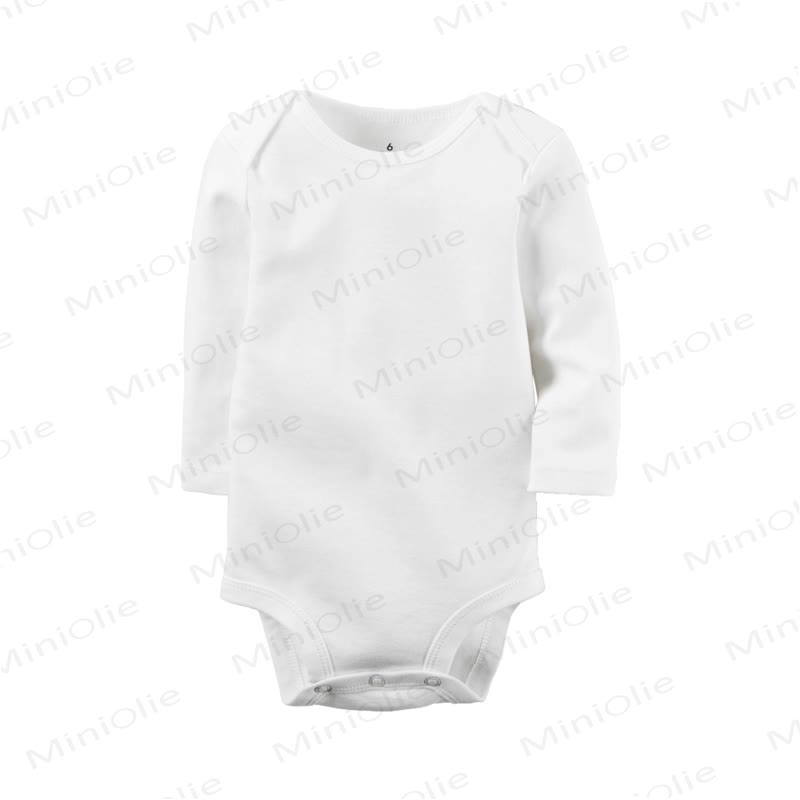 Personalized Baby Name Long Sleeve Bodysuit - White - 24M - image 7