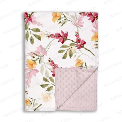 Personalized Baby Name Animal/Floral Blanket - Flower - 75x100cm - image 10