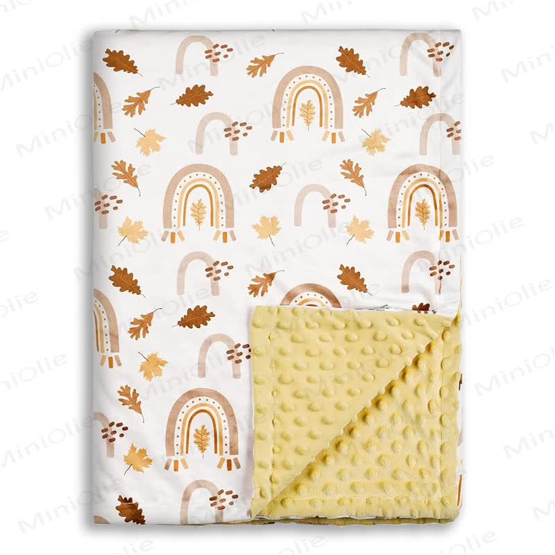 Personalized Baby Name Animal/Floral Blanket - Maple - 75x100cm - image 11