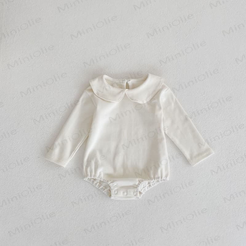 Personalized Baby Name Peter Pan Collar Bodysuit - White - 18-24M - image 6