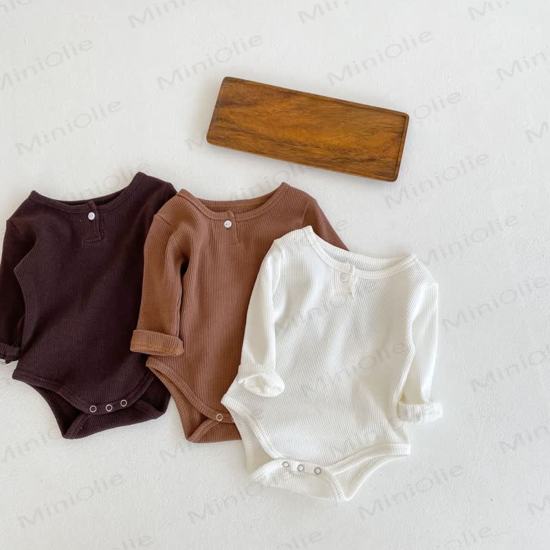 Personalized Baby Name Baby Ribbed Bodysuit with Bib - image 10