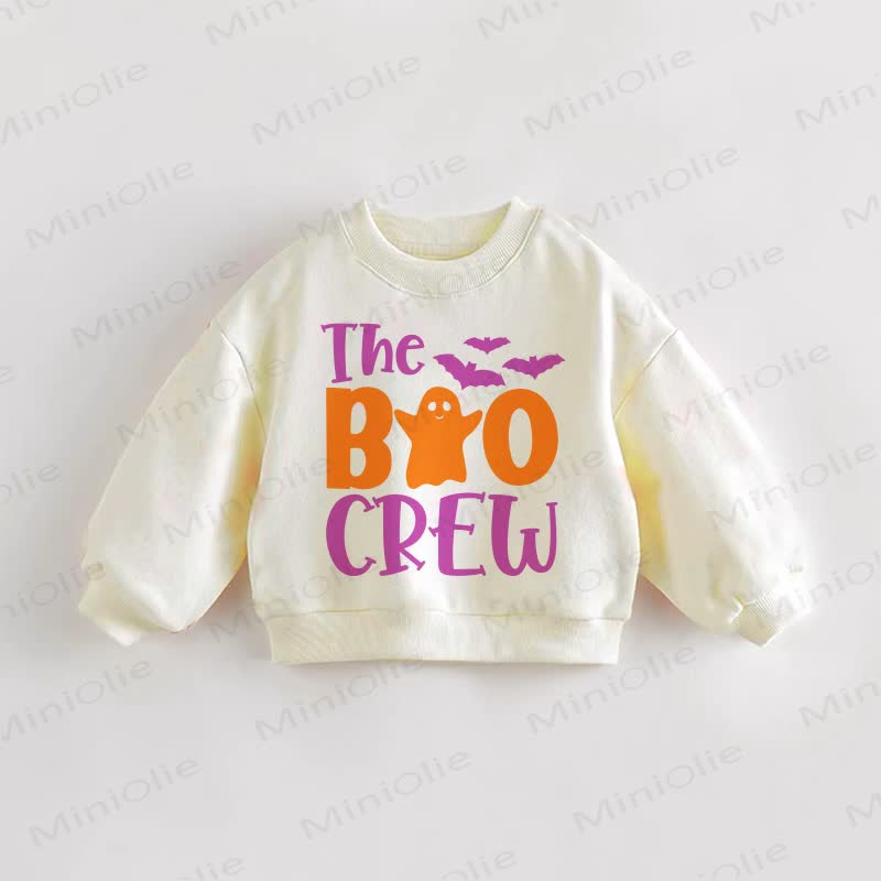THE BOO CREW Baby Toddler Cream Sweatshirt - Cream - 3-5T - image 1