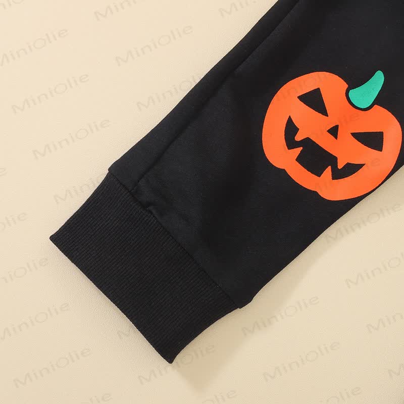 Baby Halloween Pumpkin Hoodie and Jogger Pants Set - image 10