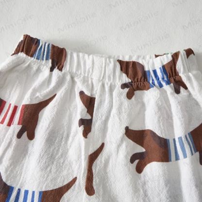 Baby Toddler Dachshund Shirt and Shorts 2-piece Set - image 5