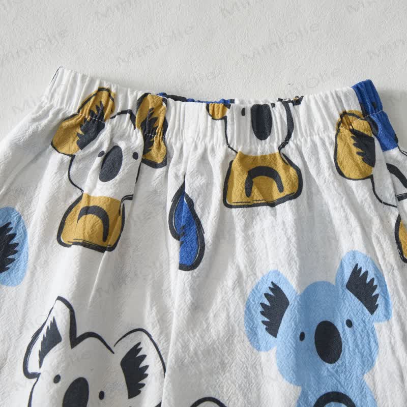 Baby Toddler White Koala Shirt and Shorts 2-piece Set - image 5