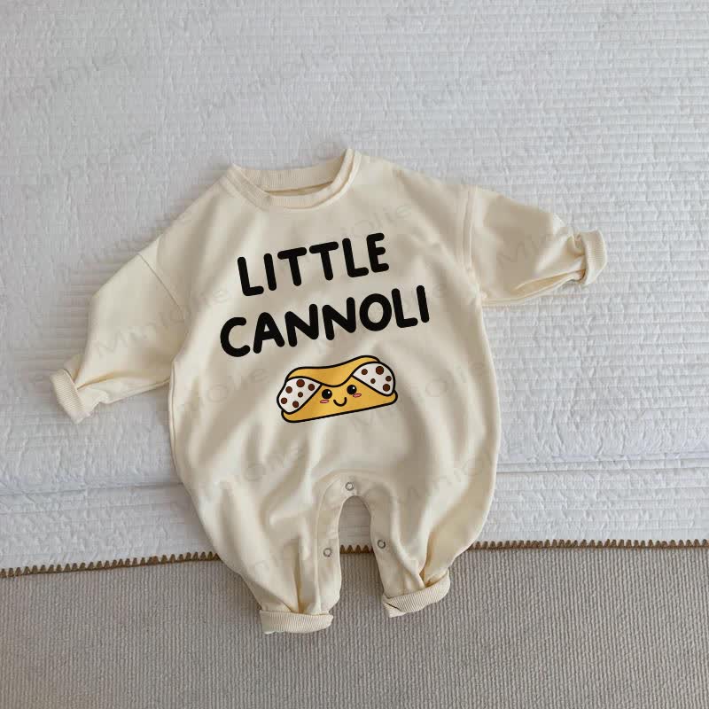 LITTLE CANNOLI Baby Toddler Beige Romper - Beige - 2-3T - image 1