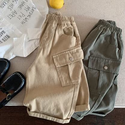 Toddler Baby Casual Slanted Pocket Cargo Pants - image 6