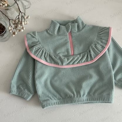 Baby Toddler Green Corduroy  Sweatshirt and Pants Set - image 4