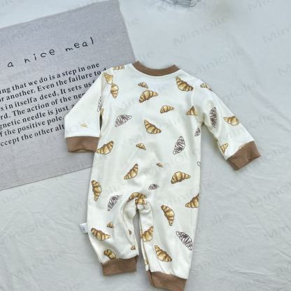 Baby Cotton Long Sleeve Romper - image 8