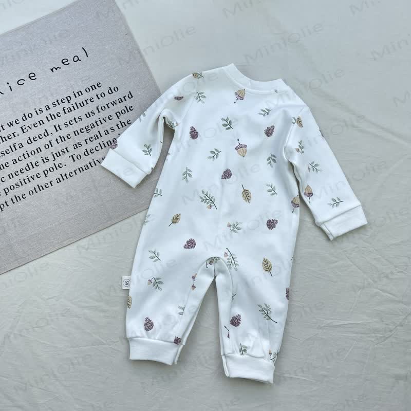 Baby Cotton Long Sleeve Romper - image 6