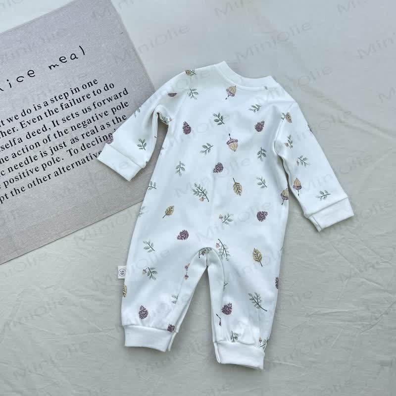Baby Cotton Long Sleeve Romper - image 6