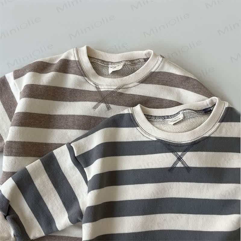 Baby Stripe Long-Sleeve Romper - image 4