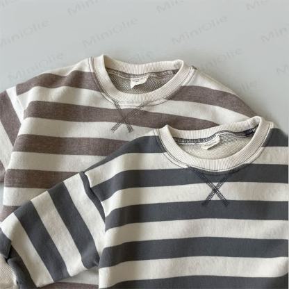 Baby Stripe Long-Sleeve Romper - image 4