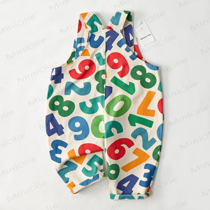 Baby Toddler Number Overalls - image 3